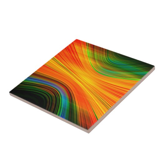 Abstrakte Keramik Fliese (Seite)