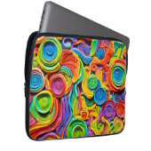 Abstrakte Keramik Joy Laptopschutzhülle (Vorne Rechts)