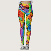Abstrakte Keramik Joy Leggings (Vorderseite)