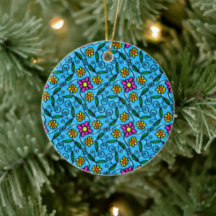 Abstrakte Keramik Ornament
