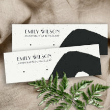 ABSTRAKTE KERAMIK SCHWARZ-WEISS STUD EARRING-ANZEI