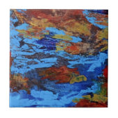 Abstrakte Keramik Tile Fliese (Vorderseite)