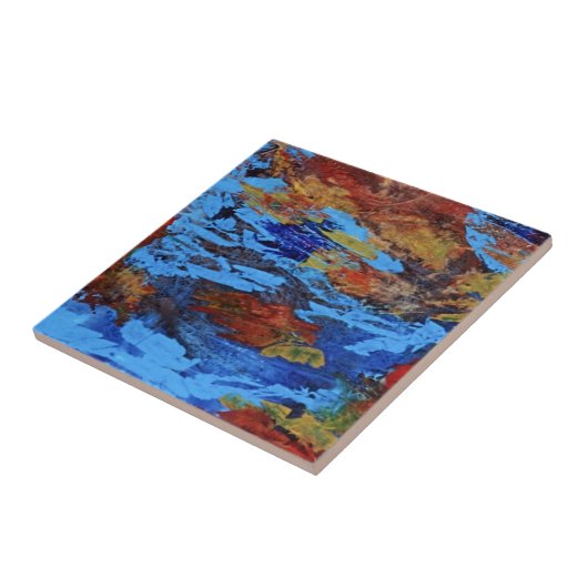 Abstrakte Keramik Tile Fliese (Seite)