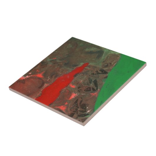 Abstrakte Keramik Tile Fliese (Seite)