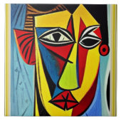 Abstrakte Keramik Tile Fliese (Vorderseite)