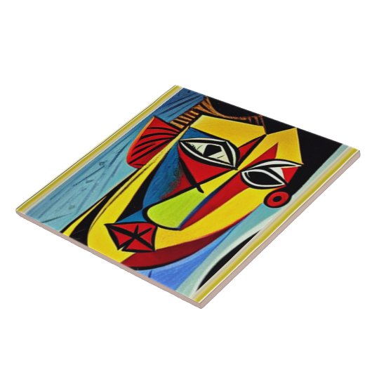 Abstrakte Keramik Tile Fliese (Seite)