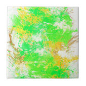 Abstrakte Keramik Wasserfarbe Tile Fliese (Vorderseite)