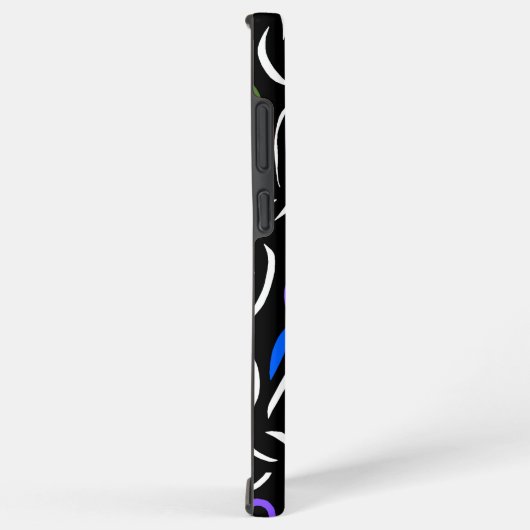 Abstrakte Ketten und Ringe Samsung Galaxy Hülle (Rechte Seite)