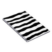 Abstrakte Kick-Line-Waves Notizblock (Rechte Seite)