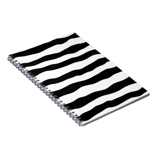 Abstrakte Kick-Line-Waves Notizblock (Rechte Seite)