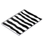 Abstrakte Kick-Line-Waves Notizblock (Linke Seite)