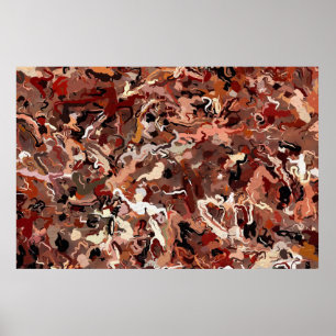 Abstrakte Kiefernnadeln Poster