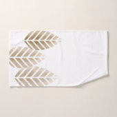 Abstrakte Kiefernzapfen aus Kupfer und Platin Badhandtuch Set (Handtuch)