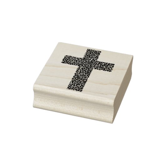 abstrakte Kies-Kreuz-Briefmarke Gummistempel (Stempel)