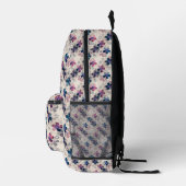 Abstrakte Kinder niedlich Cartoon Blume Blumenstra Bedruckter Rucksack (Rechts)