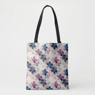 Abstrakte Kinder niedlich Cartoon Blume Blumenstra Tasche