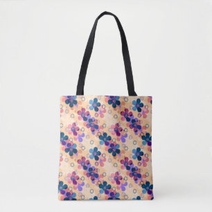 Abstrakte Kinder niedlich Cartoon Blume Blumenstra Tasche