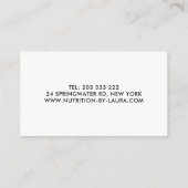 Abstrakte Kiwi-Frucht-Geschäfts-Karte - Visitenkarte (Rückseite)