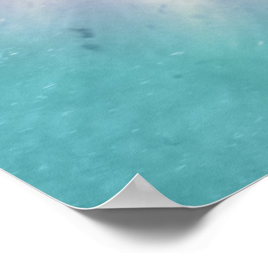 Abstrakte Kiwi-Fruchtsamen Poster (Ecke)