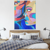 Abstrakte klassische Kunstform Leinwanddruck (Insitu (Schlafzimmer))