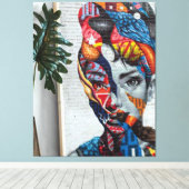 Abstrakte klassische Kunstform Leinwanddruck (Insitu (Holzboden))