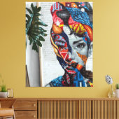Abstrakte klassische Kunstform Leinwanddruck (Insitu (Wohnzimmer))