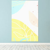 Abstrakte klassische Kunstform Leinwanddruck (Insitu (Holzboden))