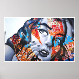 Abstrakte klassische Kunstform Poster