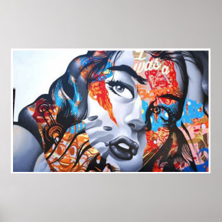 Abstrakte klassische Kunstform Poster