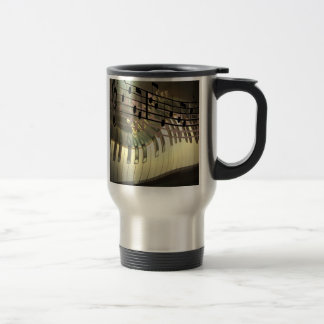 Abstrakte Klavier-Tasse Reisebecher