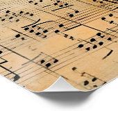 Abstrakte Klaviermontage Poster (Ecke)