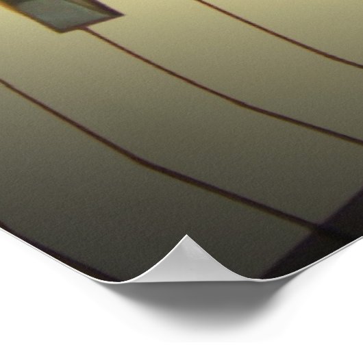 Abstrakte Klaviermusik Poster (Ecke)