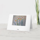 Abstrakte Kleidungsstücke Faltkarte Karte (Rückseite)