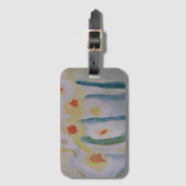 Abstrakte Kleidungsstücke Gepäckmarke Gepäckanhänger (Vorderseite Vertikal)