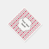 Abstrakte Klippe von Napkin Serviette (Ecke)