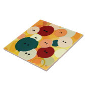 Abstrakte Knopf-Entwurfs-Fliese Fliese (Seite)