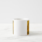 Abstrakte Kokopelli mit Mesa, Cactus & Sun Espressotasse (Vorderseite)