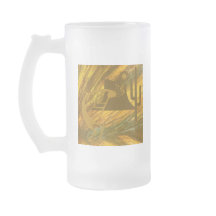 Abstrakte Kokopelli mit Mesa, Cactus & Sun