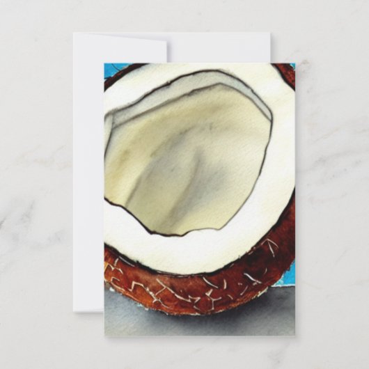 Abstrakte Kokossammlung Dankeskarte (Vorderseite)