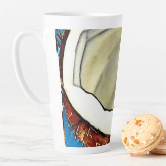 Abstrakte Kokossammlung Milchtasse (Beispiel)