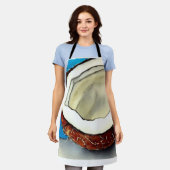 Abstrakte Kokossammlung Schürze (Getragen)