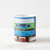 Abstrakte Kompaktkassetten Kaffeetasse (Mittel)