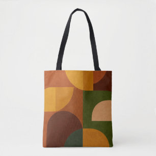 Abstrakte Komposition im Stil der Mitte des 20. Ja Tasche