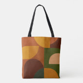Abstrakte Komposition im Stil der Mitte des 20. Ja Tasche (Rückseite)