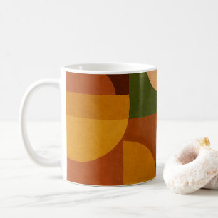 Abstrakte Komposition im Stil der Mitte des Jahrhu Kaffeetasse