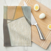 Abstrakte Komposition mit verdeckten Farben Handtuch (Viertel Falte)