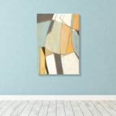 Abstrakte Komposition mit verdeckten Farben Leinwanddruck (Insitu (Holzboden))