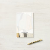 Abstrakte Komposition mit verdeckten Farben Post-it Klebezettel (Auf Schreibtisch)