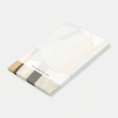 Abstrakte Komposition mit verdeckten Farben Post-it Klebezettel (angewinkelt)