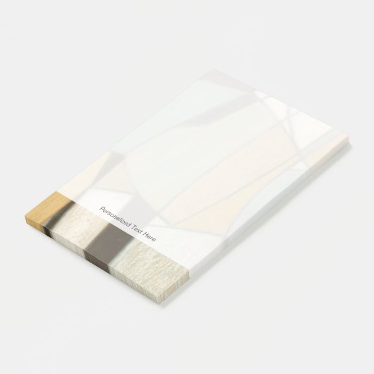 Abstrakte Komposition mit verdeckten Farben Post-it Klebezettel (angewinkelt)